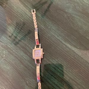 ❤️❤️❤️ Silver and purple watch